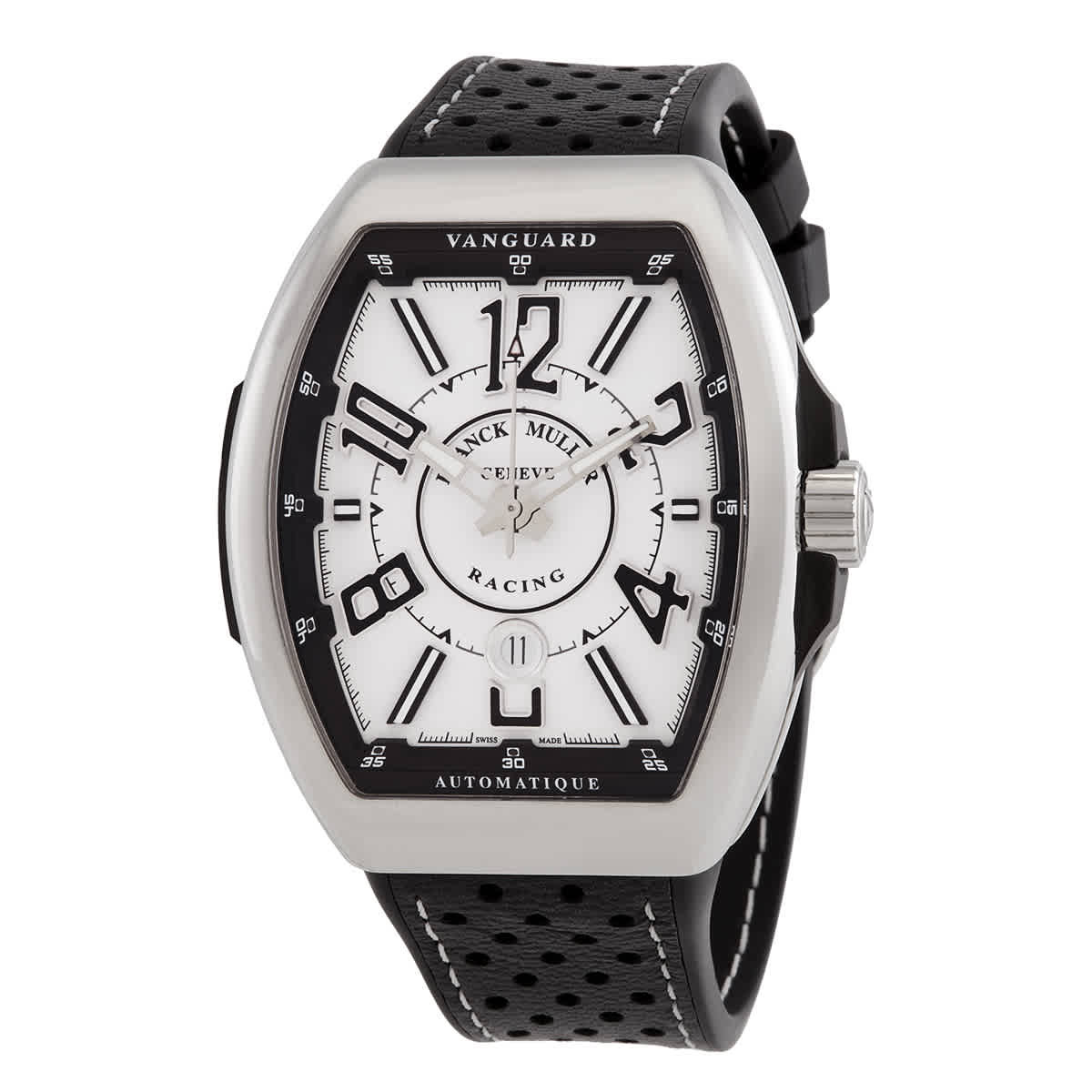 Franck Muller Vanguard Racing Automatic White Dial Mens Watch 45SCRACINGWHT