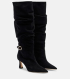 Malone Souliers Melina 70 suede knee-high boots