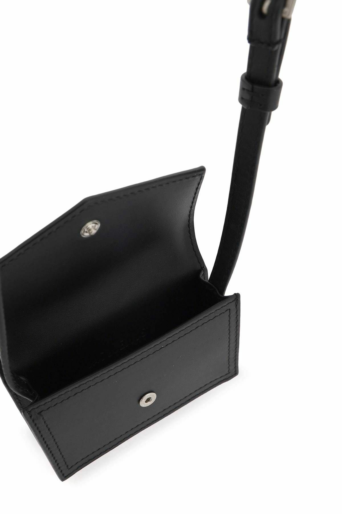 JACQUEMUS 'le porte azur' crossbody cardholder Black Jacquemus