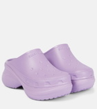 Balenciaga X Crocs platform slides