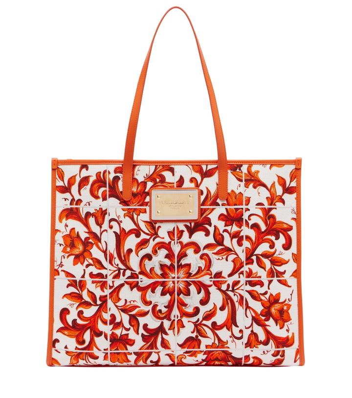 Photo: Dolce&Gabbana Shopping Large printed canvas shopper