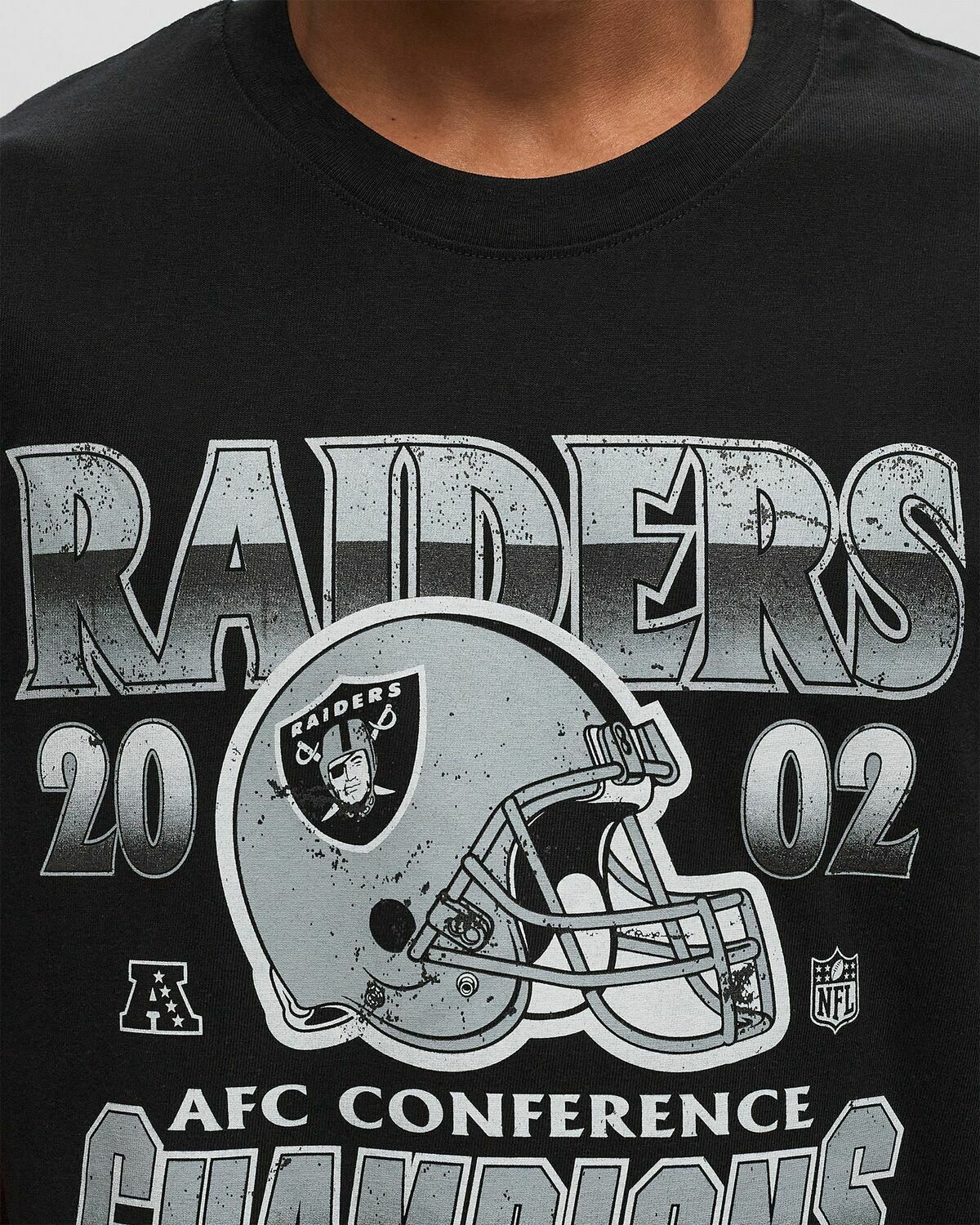 Fanatics Raiders Champs Tee Black Mens Shortsleefe