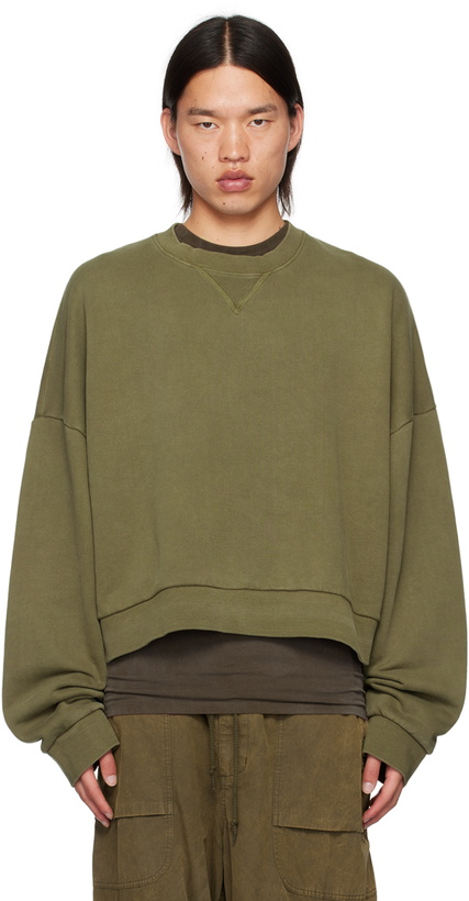 Photo: Entire Studios Khaki Box Sweatshirt