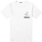 Denham Men's Japan Tour Tree Chest Logo T-Shirt in White
