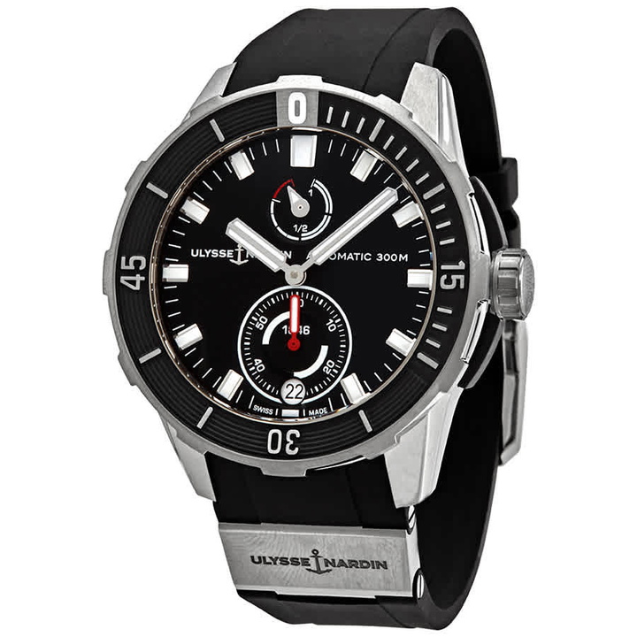 Photo: Ulysse Nardin Diver Chronometer Automatic Black Dial Mens Watch 1183-170-3/92