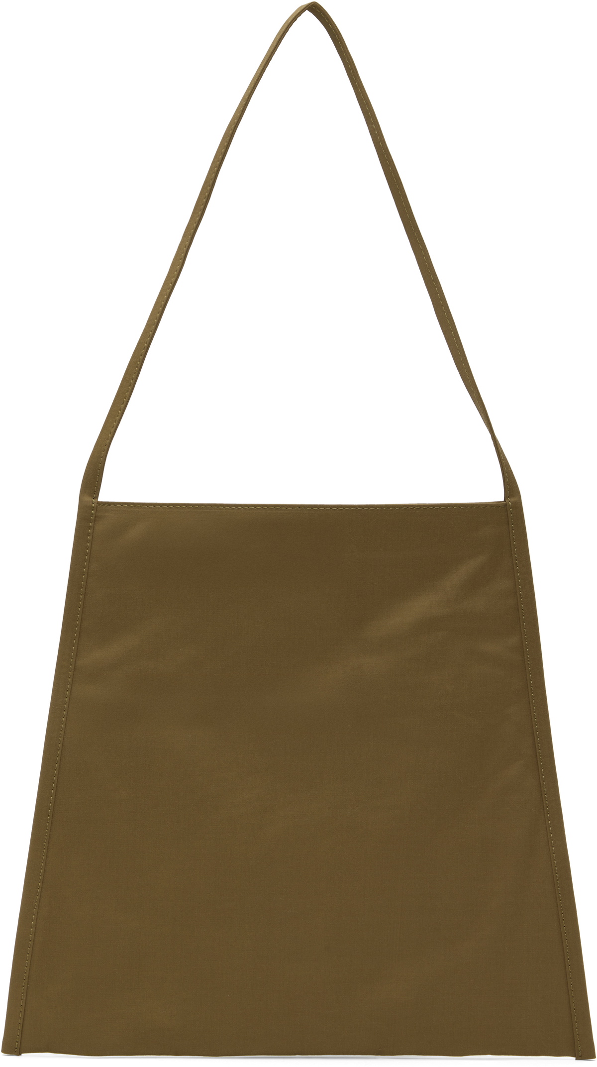 Ruohan Khaki Satin Tote
