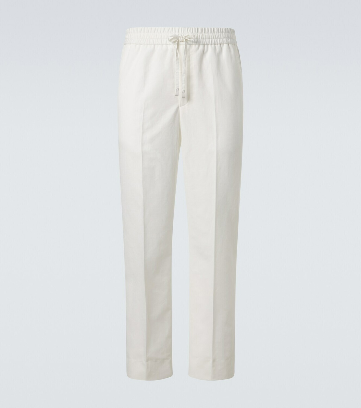 Brioni Linen and cotton straight pants