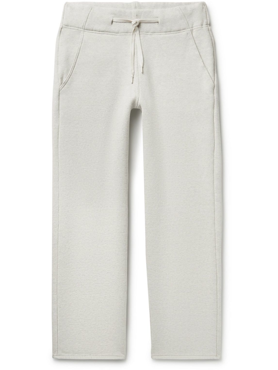 Remi Relief - Straight-Leg Cotton-Jersey Sweatpants - Blue Remi Relief