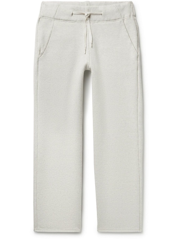 Photo: Remi Relief - Slim-Fit Cotton-Blend Jersey Sweatpants - Neutrals