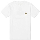 Isabel Marant Men's Zafferh Small Logo T-Shirt in White/Khaki