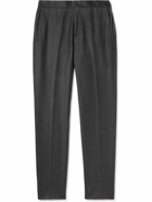 Loro Piana - Slim-Fit Virgin Wool and Cashmere-Blend Trousers - Black