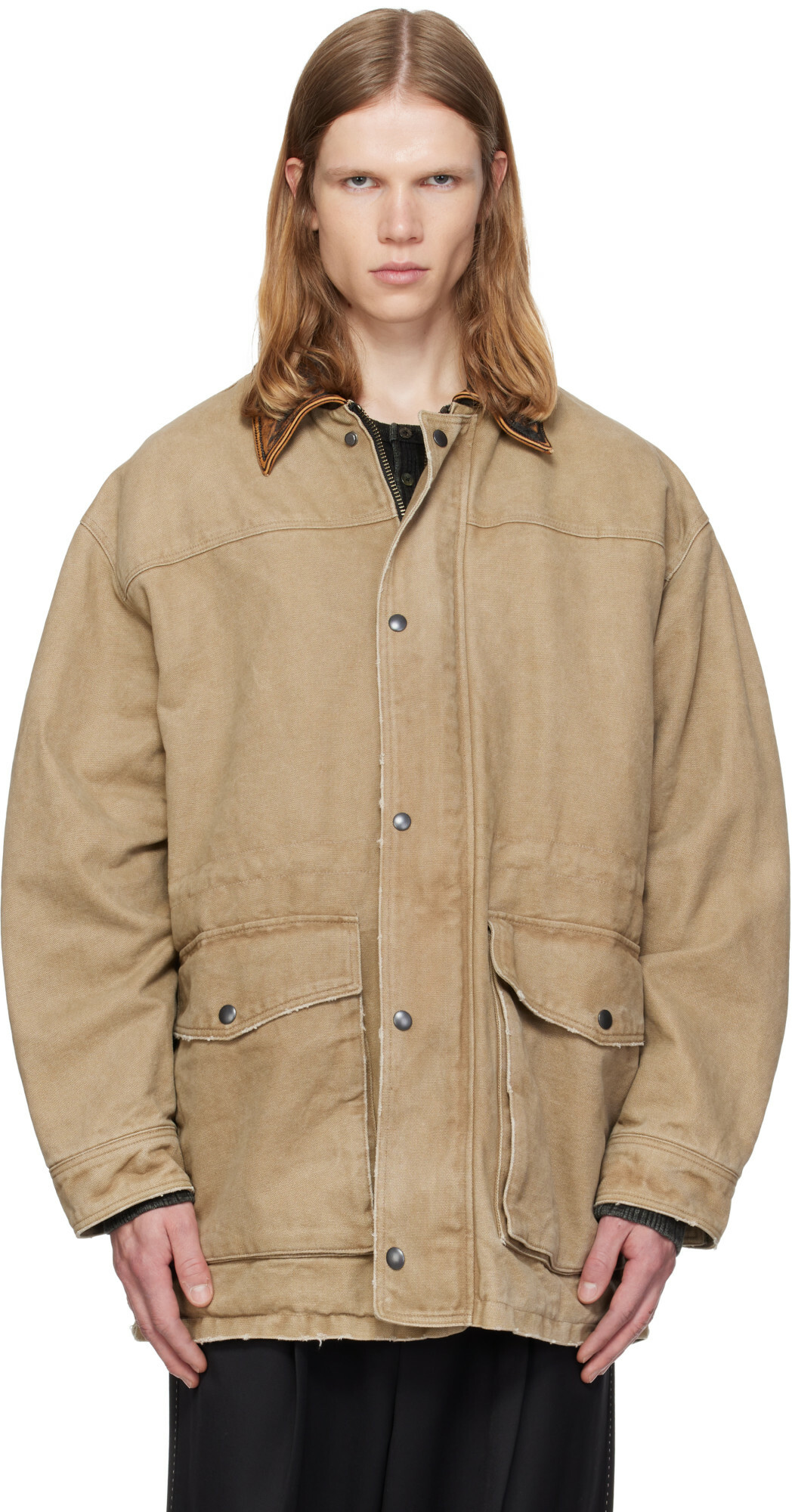 MMIC Beige Closed Form Jacket