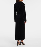 Nina Ricci Cropped cotton velvet jacket