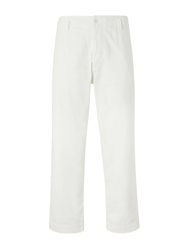 Photo: Margaret Howell - MHL. Naval Straight-Leg Cotton-Drill Trousers - Neutrals