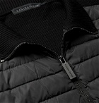 Canada Goose - HyBridge Quilted Down Shell and Merino Wool Jacket - Black