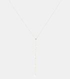 Mateo 14kt gold necklace with diamonds and pearls