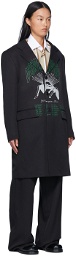 Raf Simons Black Grimcrawler Coat