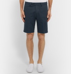 AMI - Slim-Fit Cotton-Twill Chino Shorts - Men - Navy