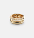Shay Jewelry Orbit 18kt gold ring with diamonds