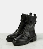 Valentino Garavani Roman Stud 40 leather combat boots