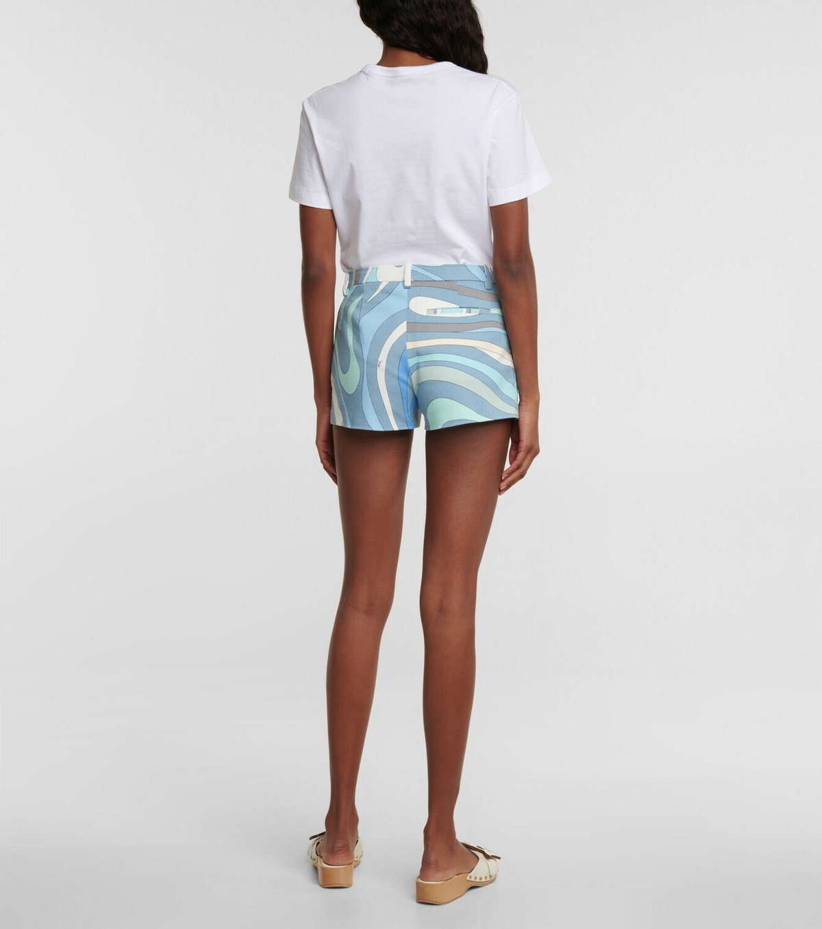 Pucci - Printed cotton-blend shorts Emilio Pucci