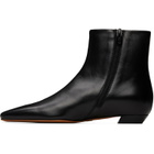 Proenza Schouler Black Trap Flat Ankle Boots