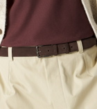 Loro Piana Mayfair suede belt
