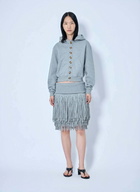 Abra Fringe Knit Skirt