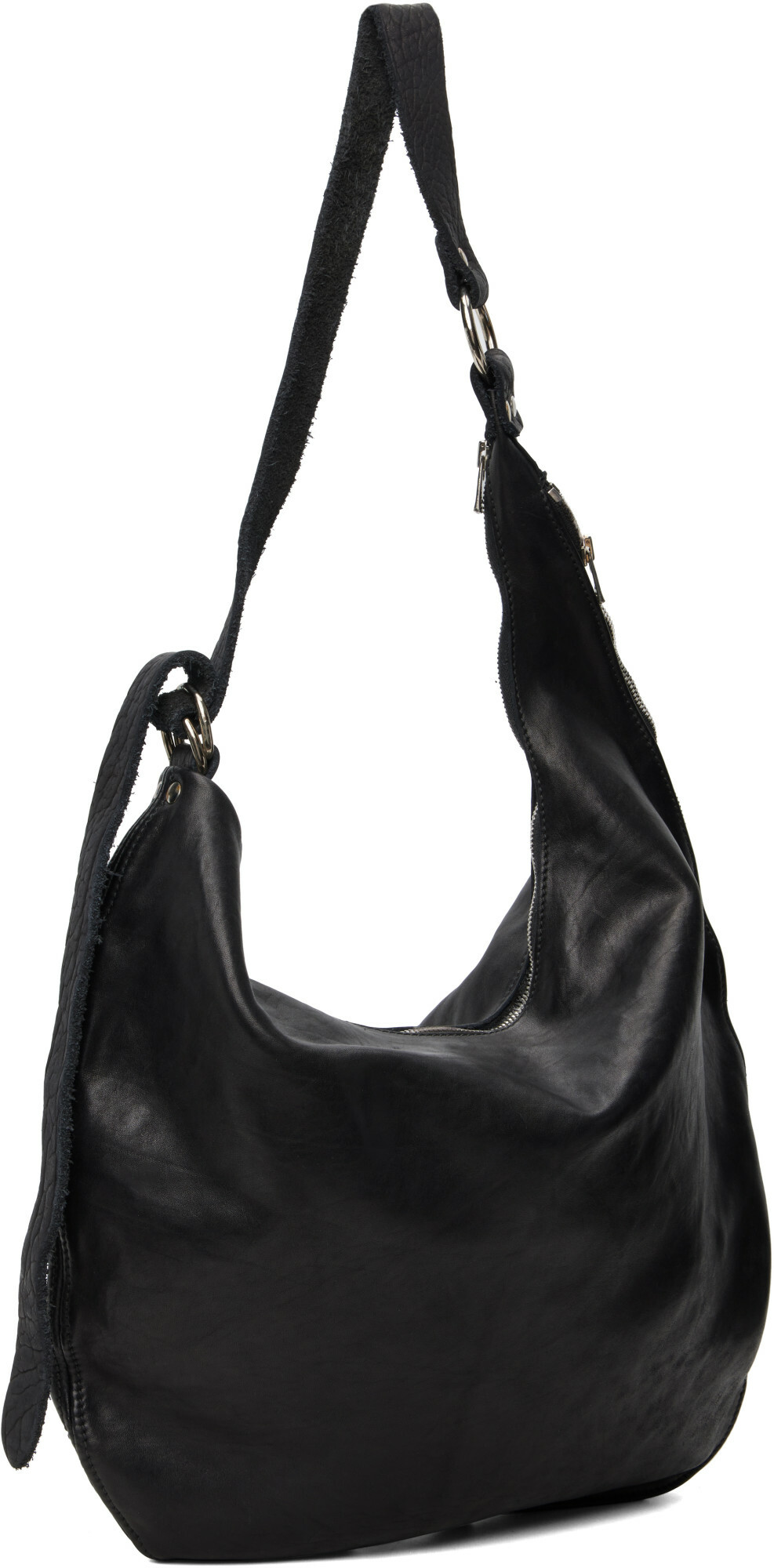 Guidi Black Leather Bag