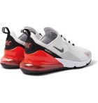 Nike Golf - Air Max 270 G Rubber-Trimmed Coated-Mesh Golf Shoes - White