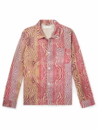 Our Legacy - Printed Linen Shirt - Pink