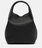 Loro Piana Bale Small leather bucket bag
