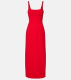 Emilia Wickstead Jianna wool crêpe midi dress