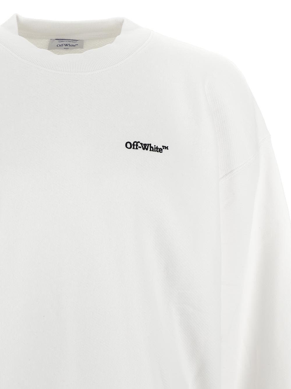 Off-White Cotton Sweatshirt