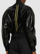 FERRARI - Grosgrain Leather Bomber Jacket