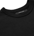Reese Cooper® - Printed Cotton-Jersey T-Shirt - Black