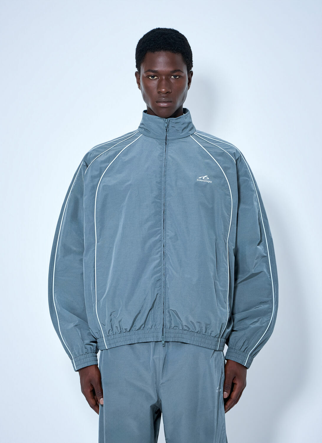 Balenciaga Zip-Front Track Jacket