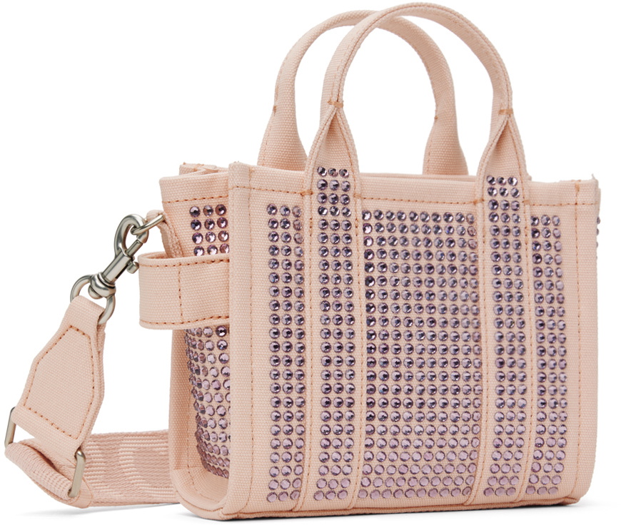 Marc Jacobs Pink 'The Crystal Canvas Crossbody' Tote Marc Jacobs