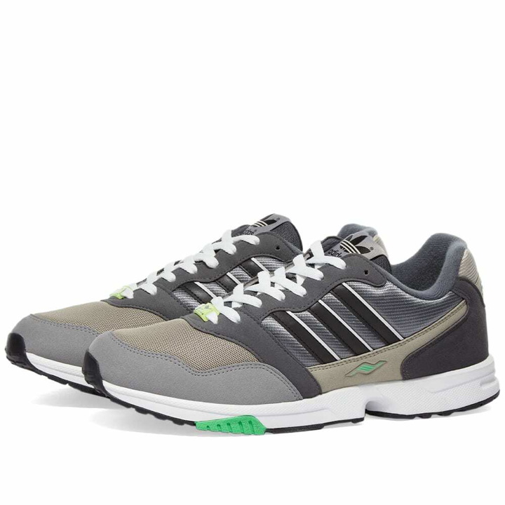Photo: Adidas Men's ZX 1000 C Sneakers in Grey/Crystal White