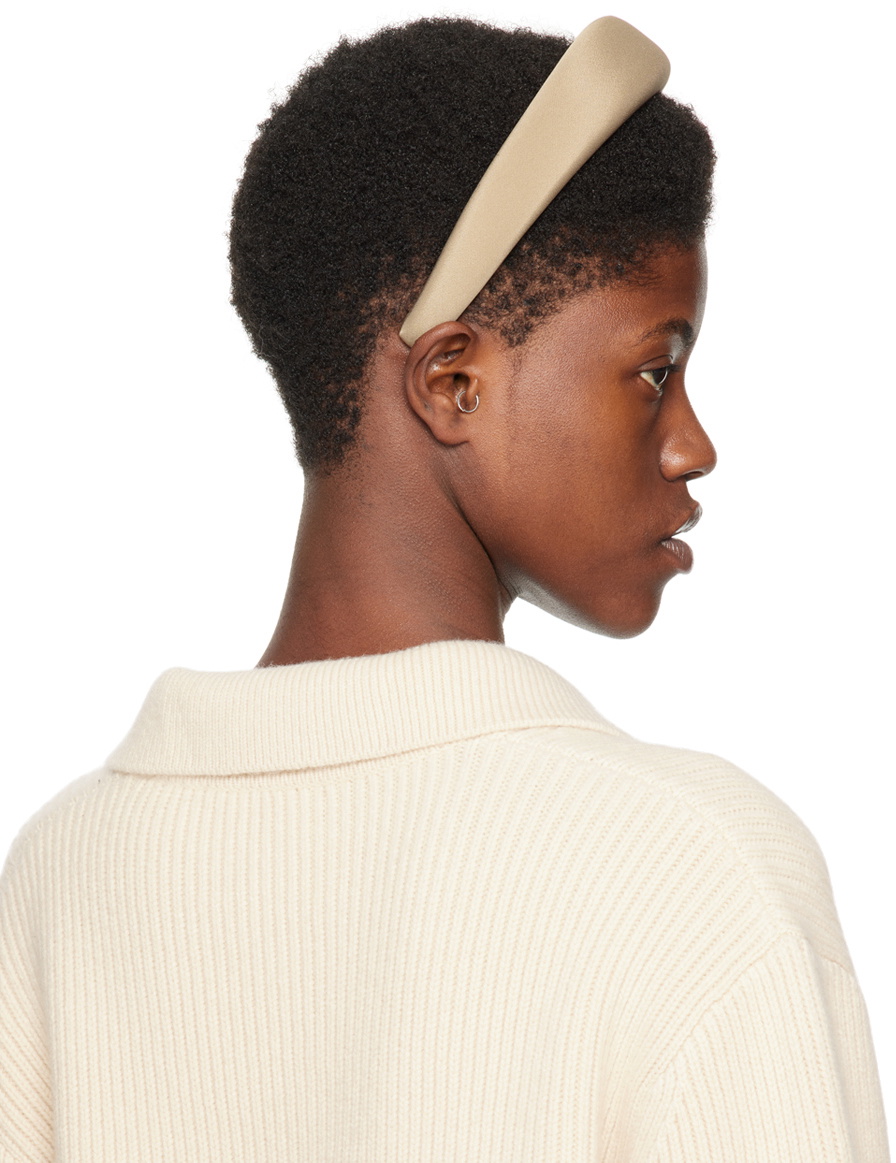 Sophie Buhai Beige Classic Puffy Headband Sophie Buhai