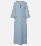 Valentino VGold silk maxi dress