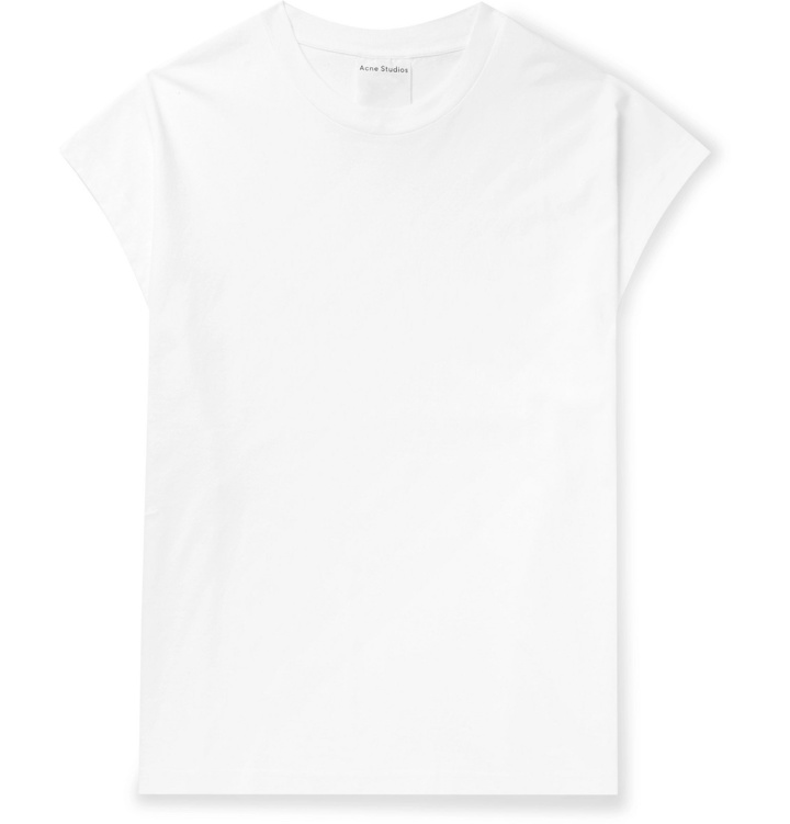 Photo: Acne Studios - Erick Cotton-Jersey T-Shirt - White