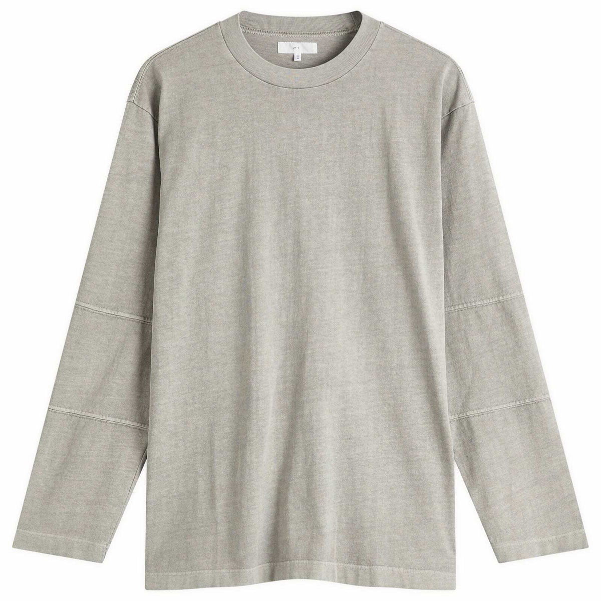 Lady White Co. Men's Tripanel Long Sleeve T-Shirt in Pigment Chalk