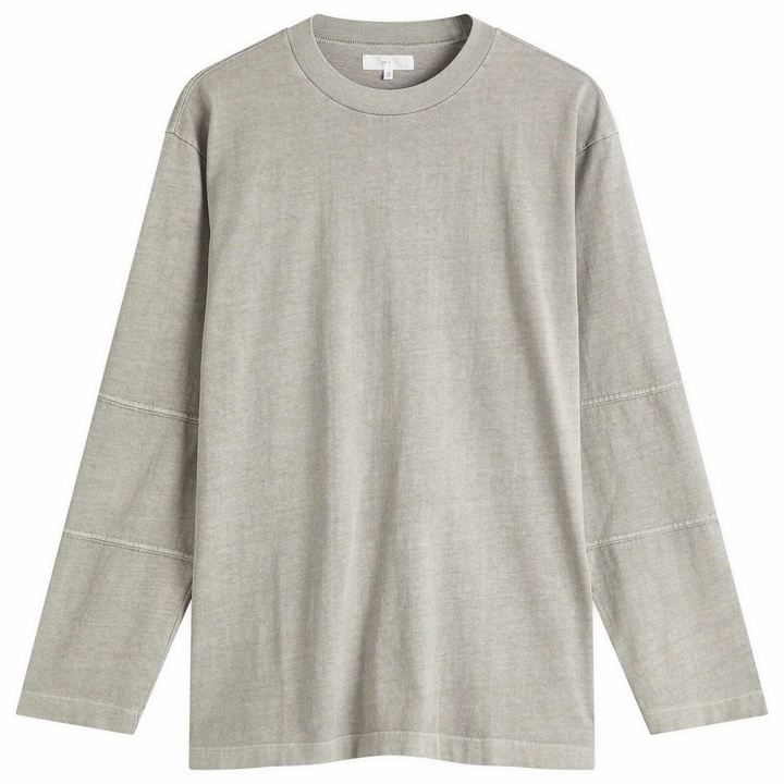 Photo: Lady White Co. Men's Tripanel Long Sleeve T-Shirt in Pigment Chalk
