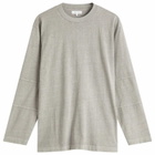 Lady White Co. Men's Tripanel Long Sleeve T-Shirt in Pigment Chalk