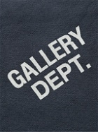 Gallery Dept. - Tapered Logo-Print Cotton-Jersey Sweatpants - Black