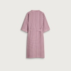 HAY Waffle Bathrobe in Stripe Cool Pink