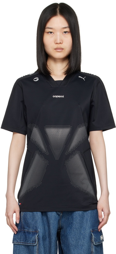 Photo: Coperni Black PUMA Edition Football Jersey T-Shirt