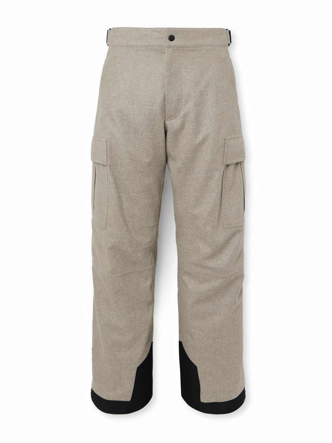 Moncler Grenoble - Wool-Flannel Padded Ski Pants - Neutrals