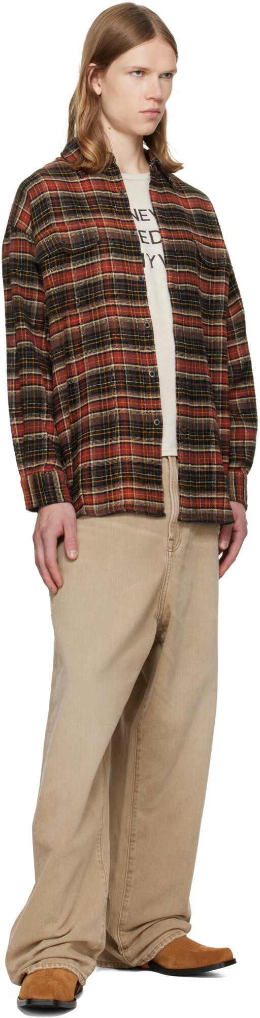 R13 Beige Venti Jeans